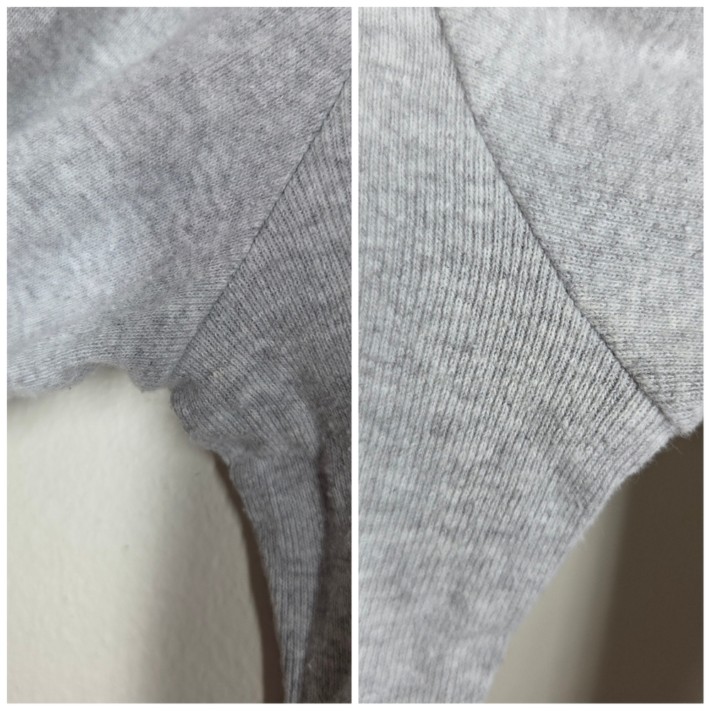 Vtg Y2K Carolina Blues Embroidered Spellout Long Sleeve Ribbed Crop Baby Tee Sml - Picture 7 of 8